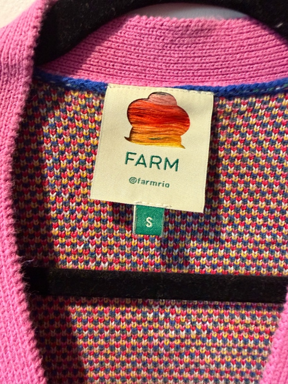 Farm Rio Mixed Prints Knit Cardigan - Picture 3 of 5